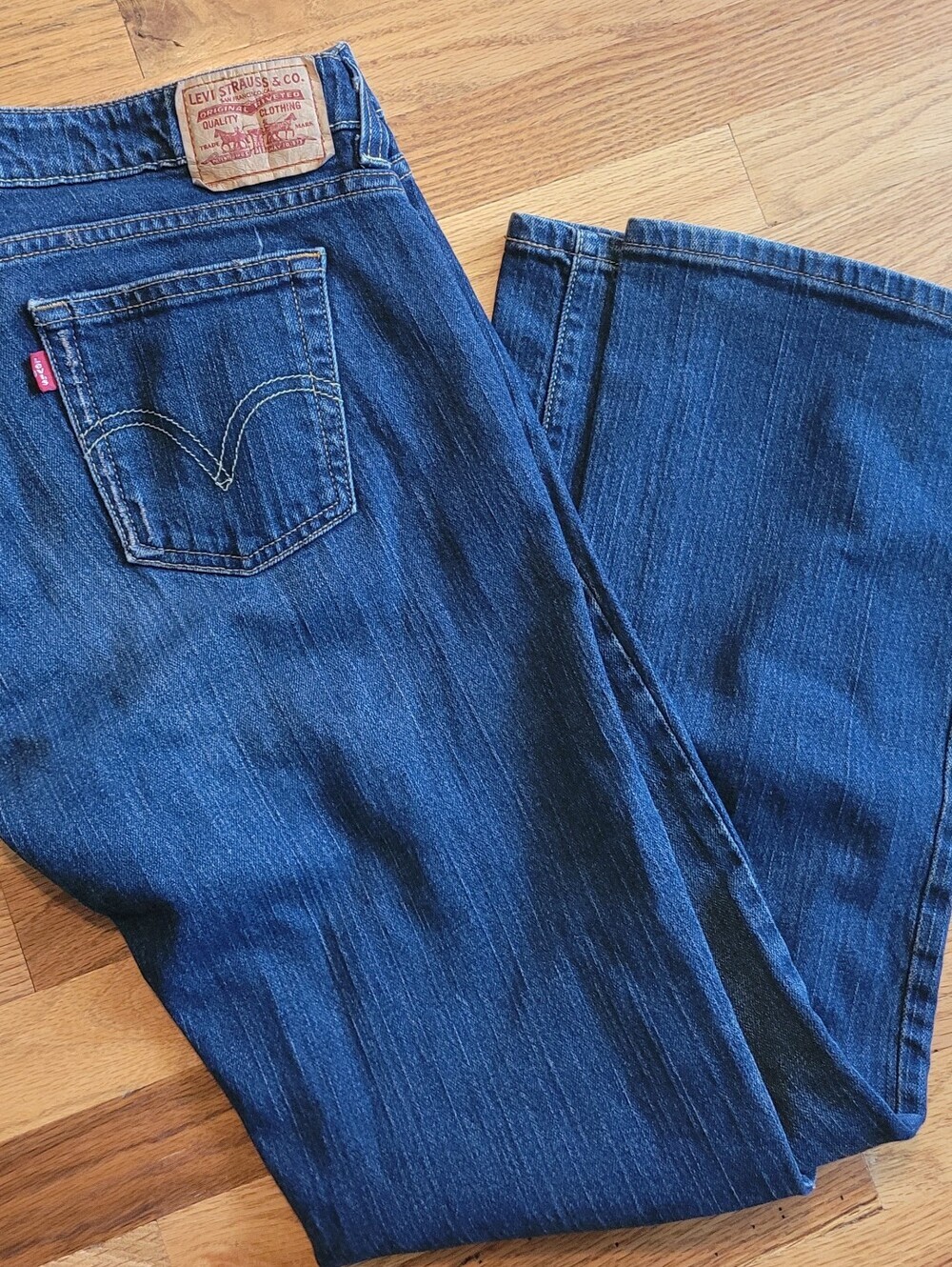 Levi's 545 Low Bootcut Jeans Women's 10M Blue Jeans Y2k 09/08